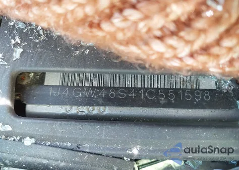 2001 Jeep Grand Cherokee Laredo из США, поврежденный, VIN 1J4GW48S41C551598